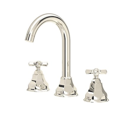 Palladian Widespread Lavatory Faucet With C-Spout